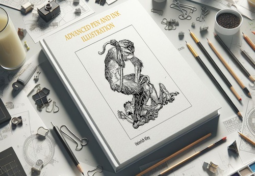 ADVANCED PEN AND INK ILLUSTRATION BOOK-Heinrich Kley