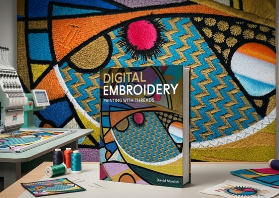 Bordado digital: pintar con hilos, de David Morrish