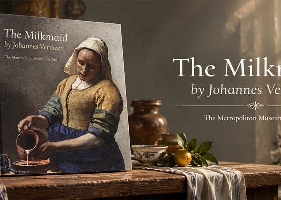 The Milkmaid by Johannes Vermeer