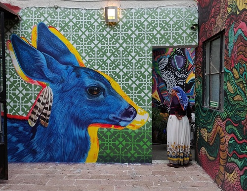 Galería de arte callejero de Nashi Bime - México
