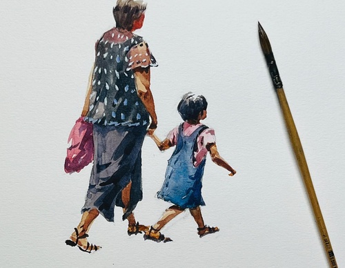 Gallery Of WaterColor Painting By Sofia Wu Mei - China
