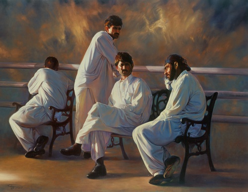 Galería de pintura de morteza katouzian- Irán