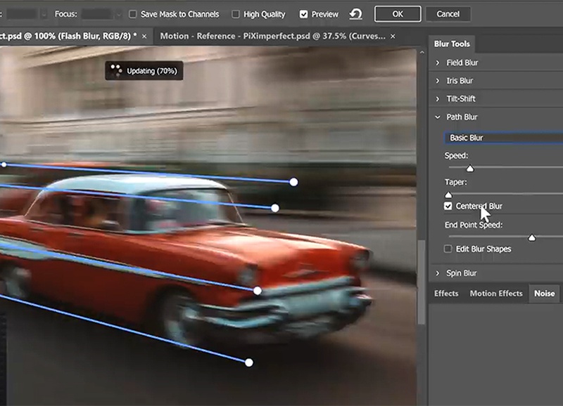 Generate Perspective Motion – Photoshop Tutorial