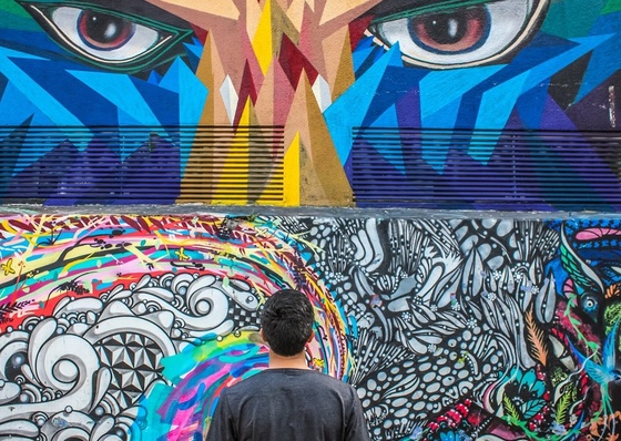 Latin American cities with urban art