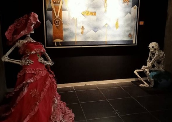 Arte funerária mexicana e o Museu da Morte