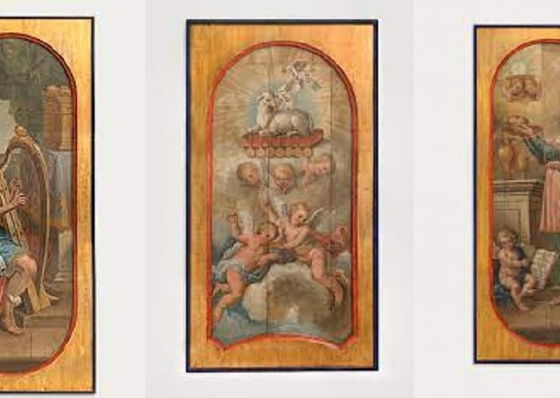 Cinco pinturas del siglo XVIII de José Joaquim da Rocha en Río de Janeiro