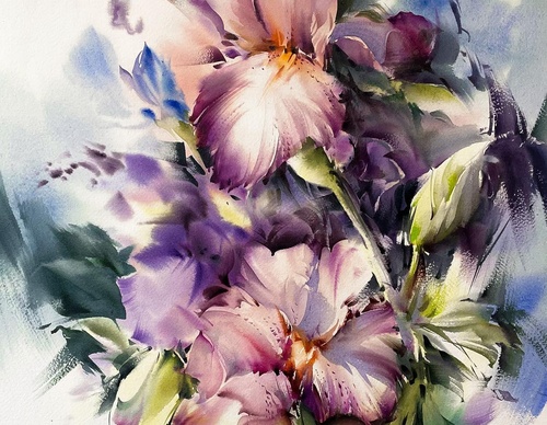 Gallery Of WaterColor Painting By Mohammad Ali Yazdchi - Iran