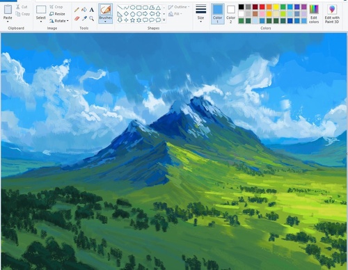Gallery Of Drawing With Windows Paint By Christian Young - USA_1