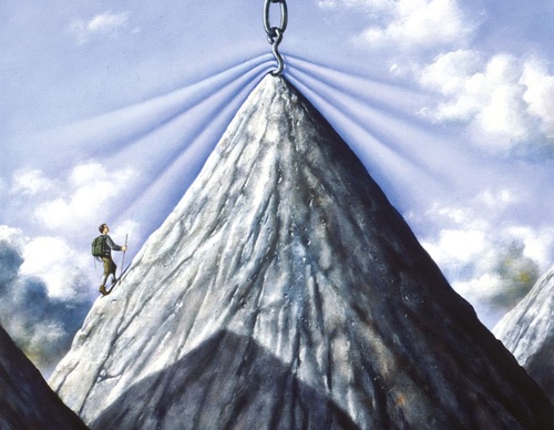 Gallery of humor painting by Rafal Olbinski - Poland