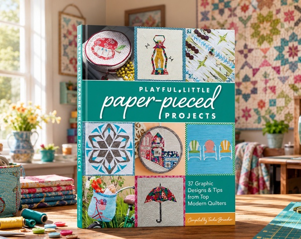 Playful Little Paper-Pieced Projects: 37 Graphic Designs and Tips from Top Modern Quilters by Tacha Bruecher