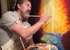 Nariño artist leads international painting competition in London