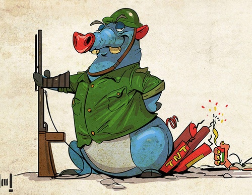 holocide cartoon