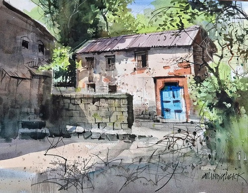 Gallery Of Watercolor Painting By Milind Mulick - India