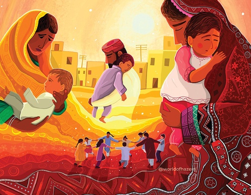 Gallery of illustration by Hazem Asif - Pakistan