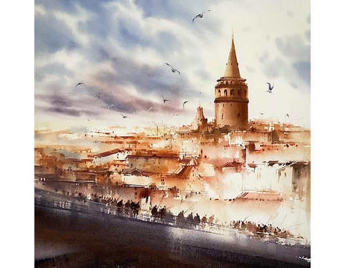 Gallery Of WaterColor Painting By Mohammad Ali Yazdchi - Iran