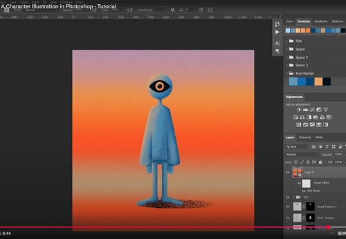 Crear una Ilustración de Personaje (Tutorial de Photoshop)