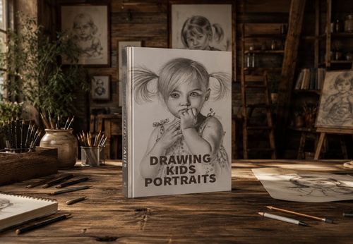 Dibujos de retratos infantiles de Grace Thomas