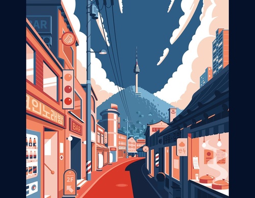 Gallery Of Illustration By Coen Pohl - South Korea