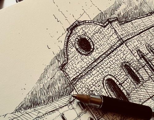Gallery Of Sketching By Giancarlo Sanna - Italy