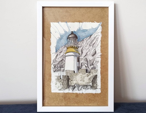 Galeria de pinturas em aquarela de Kalliopi C - Escócia