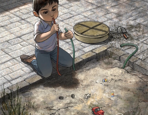 Gallery of illustration by Ali Miri-Iran