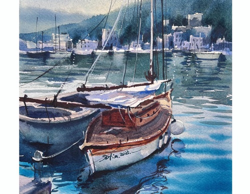 Gallery Of WaterColor Painting By Sofia Wu Mei - China