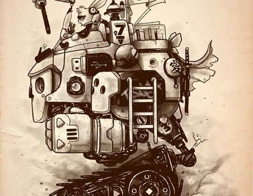 Galería de ilustraciones de Bruno Mota - Brasil
