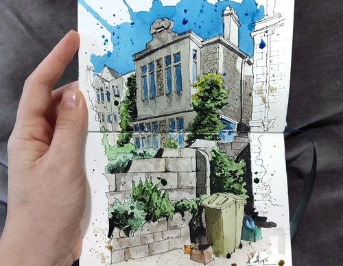 Galeria de pinturas em aquarela de Kalliopi C - Escócia
