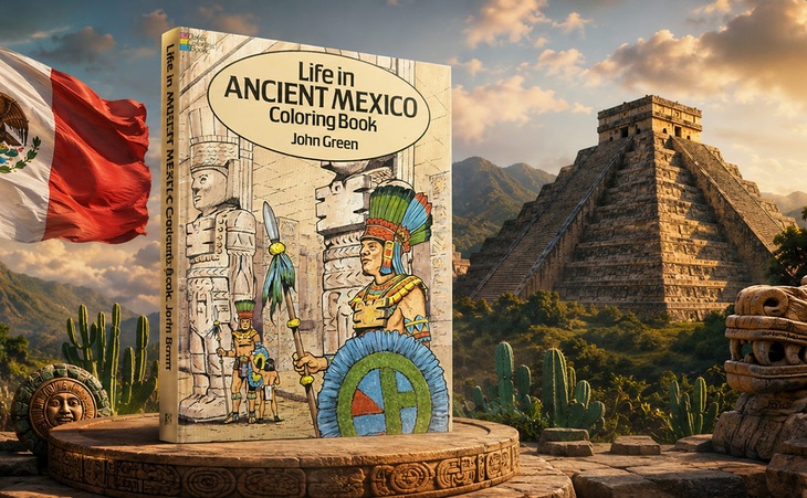 Life in Ancient Mexico | Coloring Book