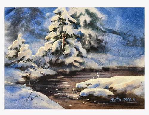 Gallery Of WaterColor Painting By Sofia Wu Mei - China