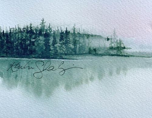 Gallery of Watercolor painting by Karlyn Shahnazarian-Canada