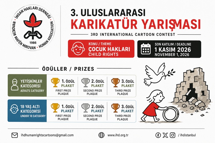 3º Concurso Internacional de Cartuns da Turquia 2026