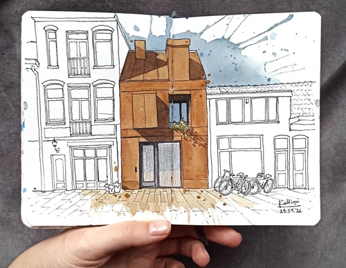 Galeria de pinturas em aquarela de Kalliopi C - Escócia