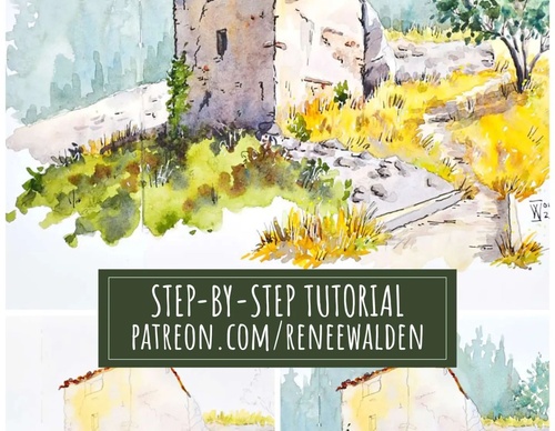 Gallery Of WaterColor Painting By Renee Walden - Spain
