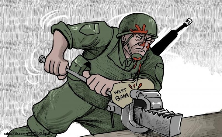 West Bank and the Israeli pressure