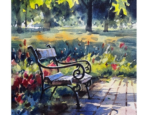 Gallery Of WaterColor Painting By Sofia Wu Mei - China