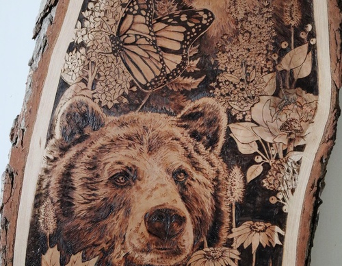 Gallery Of Wood Burning Art By Court O'Reilly - Canada