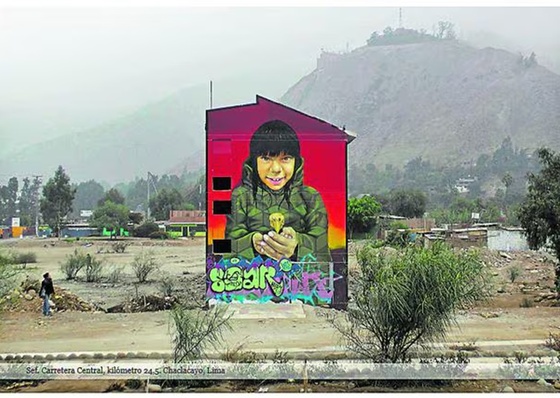 A arte urbana que vive em Lima
