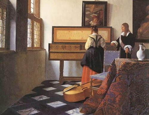 Gallery of painting by Johannes Vermeer - Netherlands