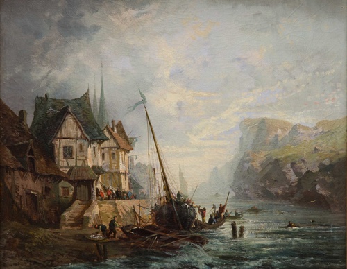 Gallery Of Painting By Charles Kuwasseg-France