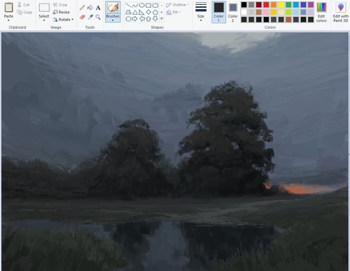 Gallery Of Drawing With Windows Paint By Christian Young - USA_1