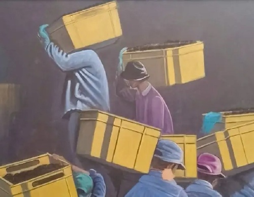 An art auction in Argentina