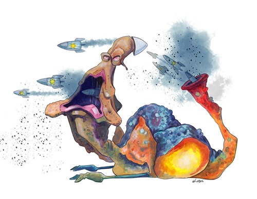 holocide caricature