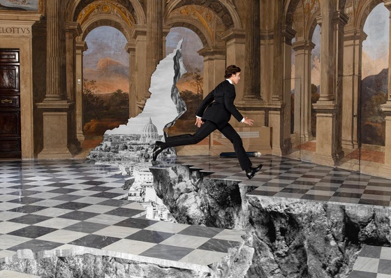 'Ferita' es la primera exposición individual de JR en Roma