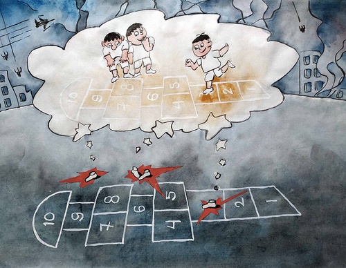 holocide cartoon