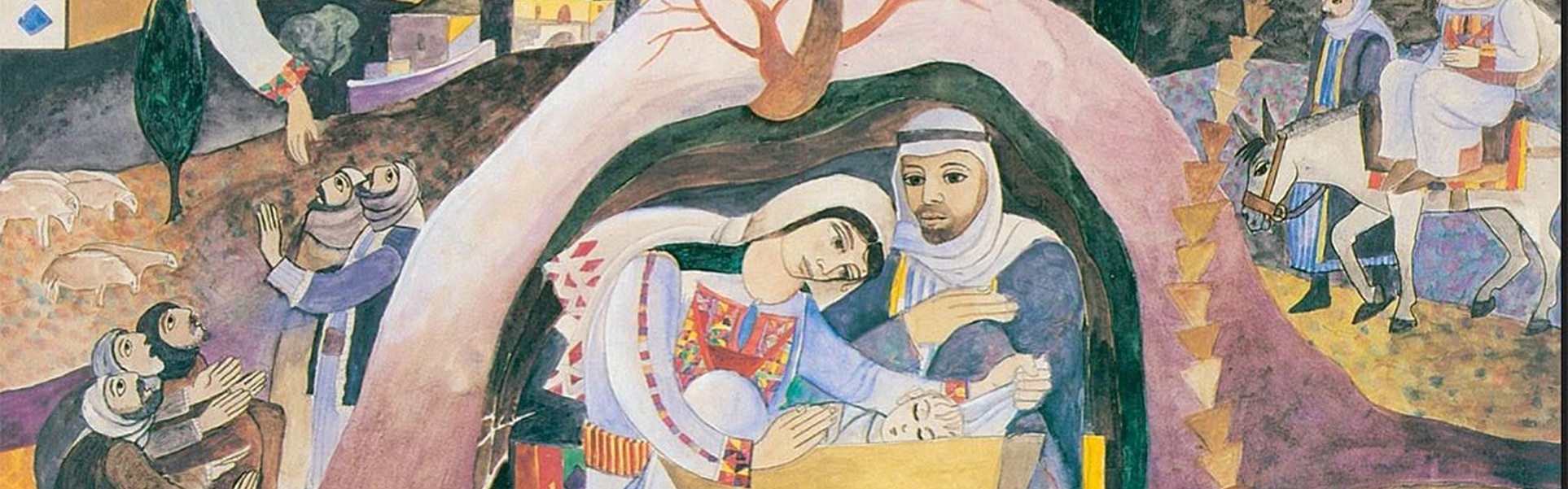 Galería de obras de Sliman Mansour de Palestina