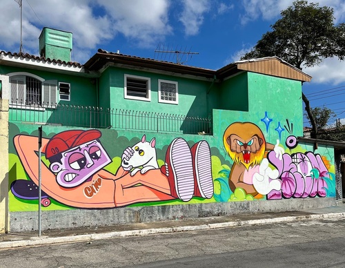 Galería de arte callejero de Chivitz - Brasil