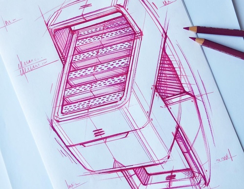 Gallery Of Design Sketching By Marius Kindler - Germany