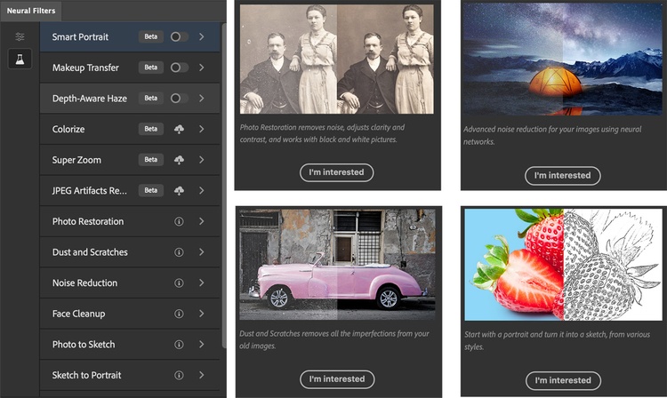 Neural Filters in new photoshop 2023