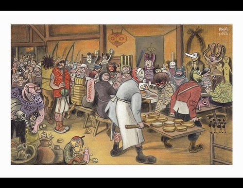 Galería de caricaturas de Arnaldo Angeli Filho-Brasil